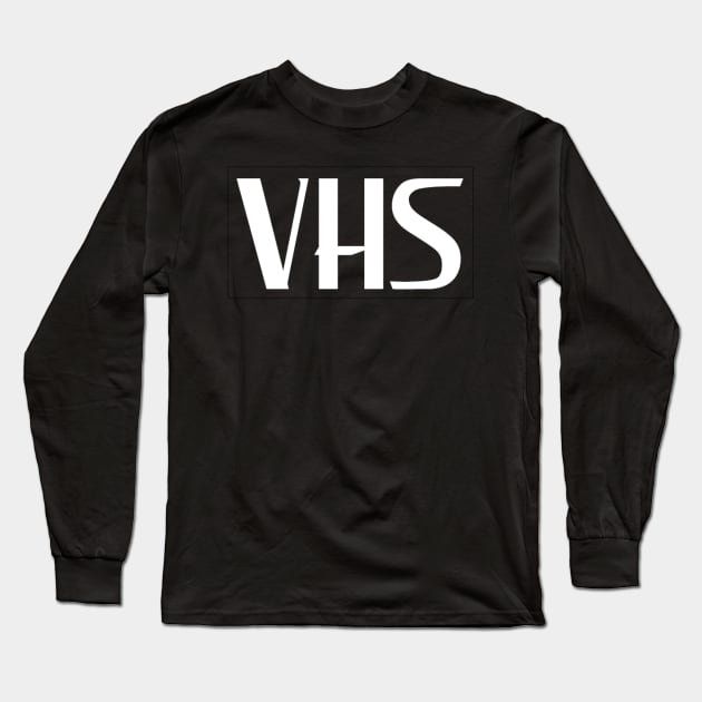 VHS Logo Long Sleeve T-Shirt by Sudburied